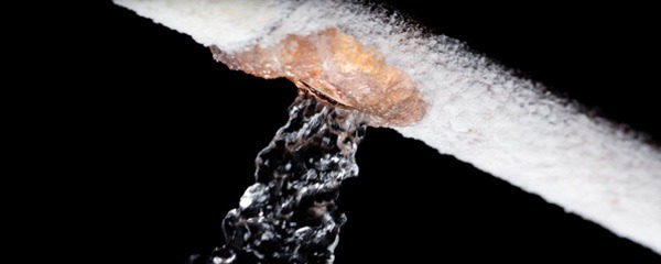 Copper pipe leak