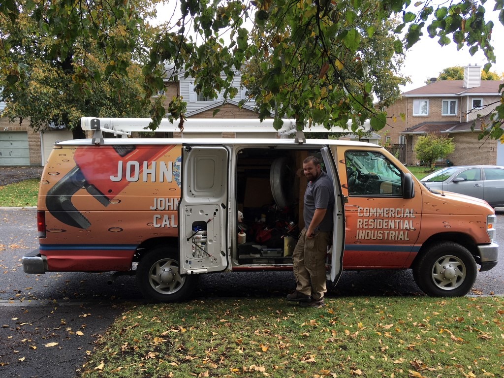 Orange Van John The Plumber
