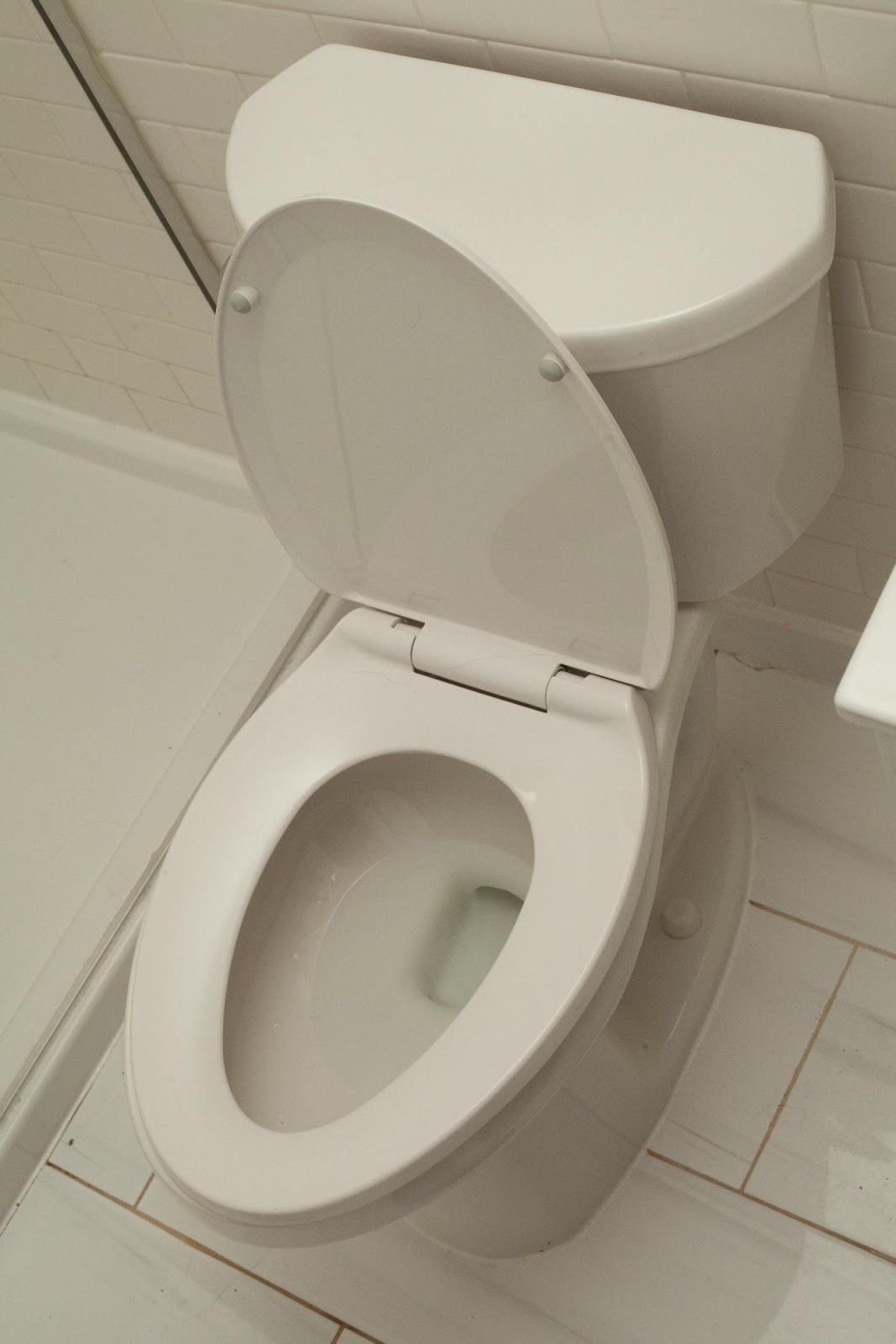 Toilet plumbing hookup