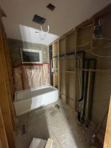 New Bathroom Plumbing