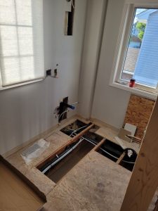 Open Floor Plumbing