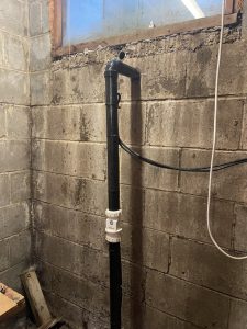 Sump Pump Discharge Indoor