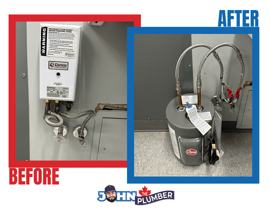 Rheem mini-tank water heater