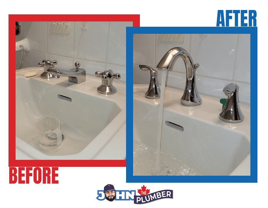 Bathroom faucet installation and replacement in Ottawa
