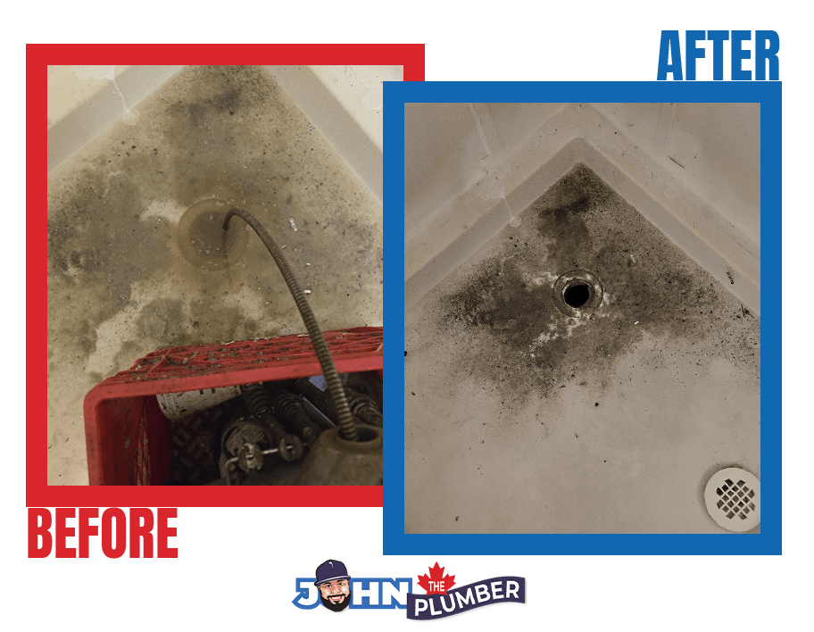 Professional clogged shower drain cleaning in Ottawa West