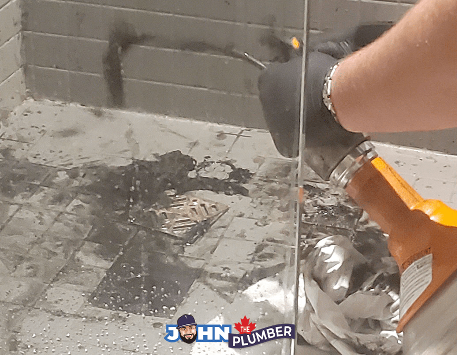 Professional clogged shower drain cleaning in York