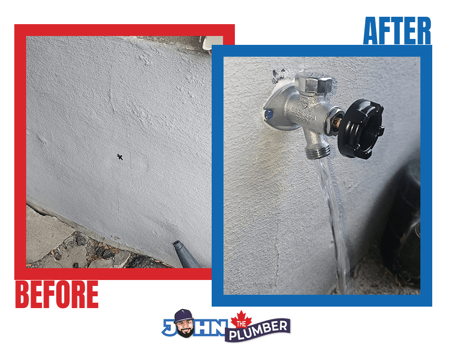 Professional outdoor faucet installation in Ottawa