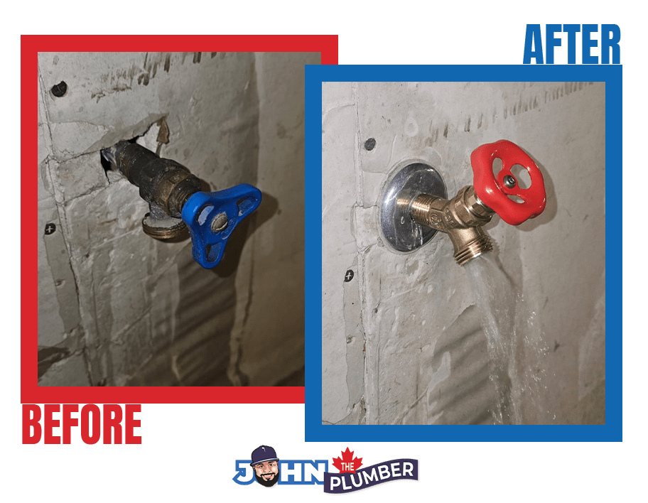 Outdoor faucet replacement and repair in Ottawa