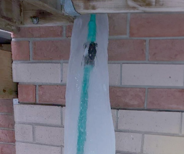 Frozen pipes in Hamilton