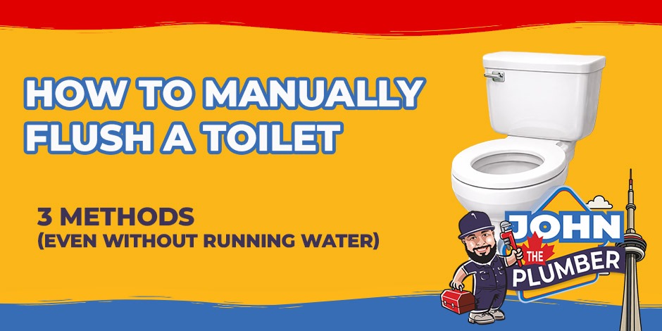 how to manually flush a toilet