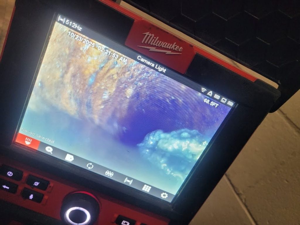 drain camera for clogged floor drain guelph