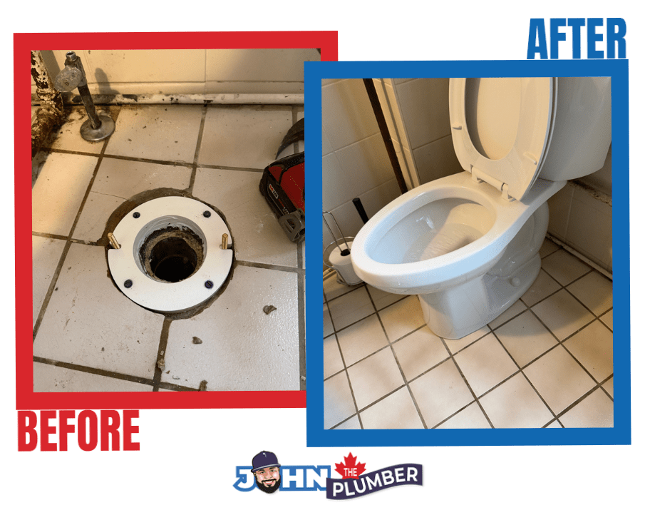 Toilet Installation Near the Bay of Quinte