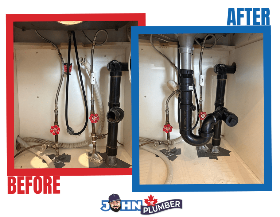 Under Sink Drain Repair in Woodbridge
