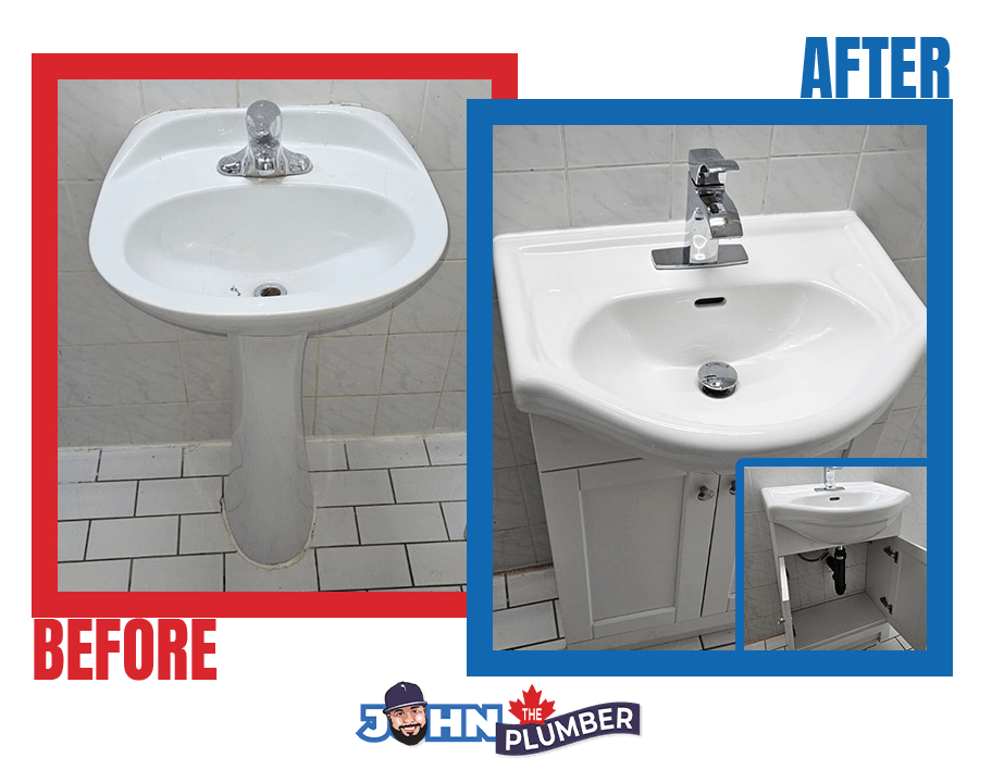 bathroom faucet installation vaughan