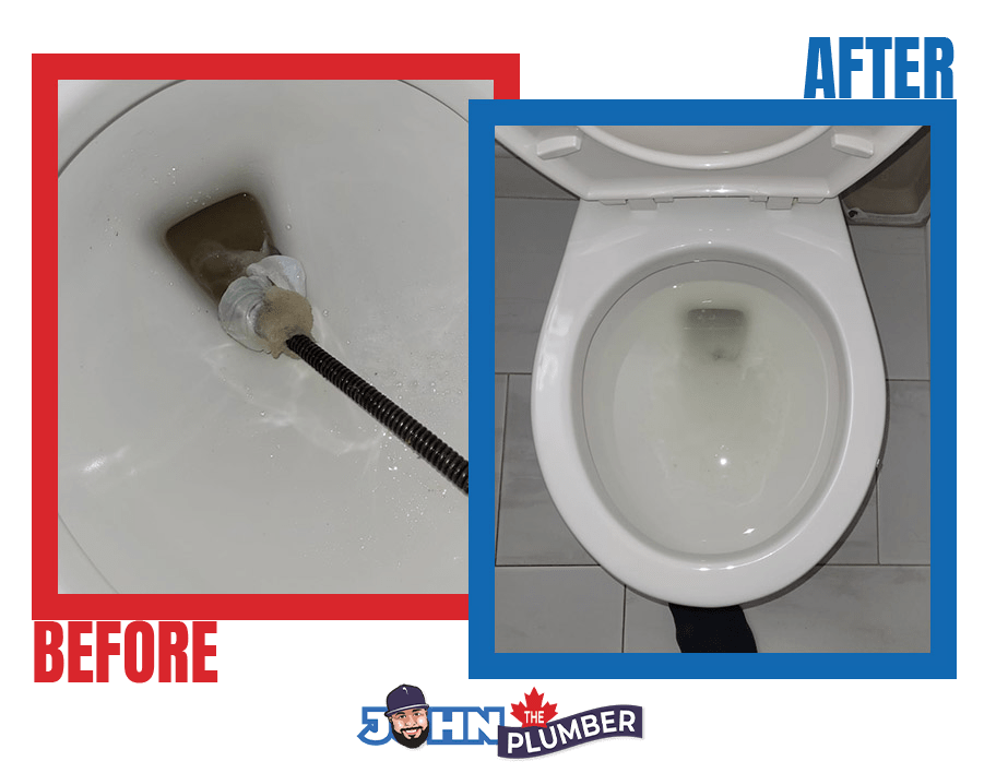 Clogged toilet service in Ottawa from John The Plumber and Drain Cleaning