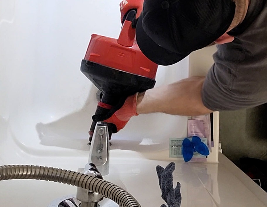 Shower drain cleaning in Kingston