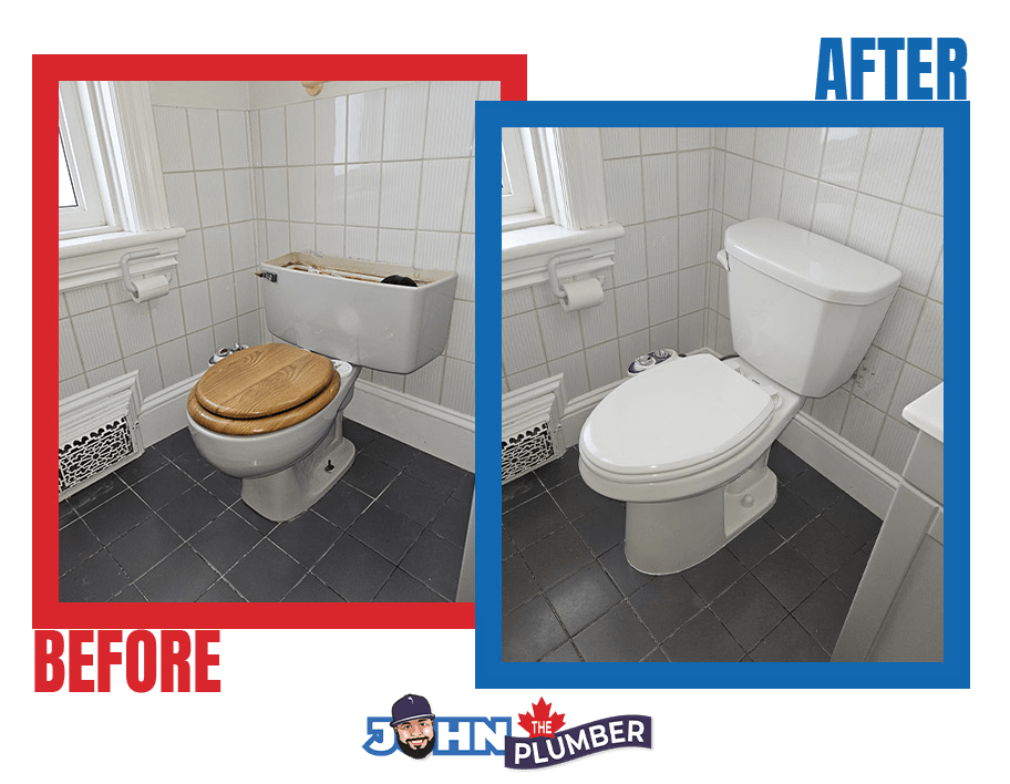 Toilet replacement and new toilet installation