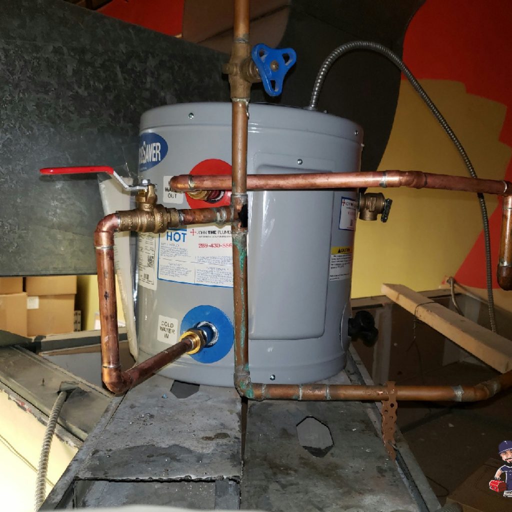 Commercial water heater installation in Corktown Hamilton