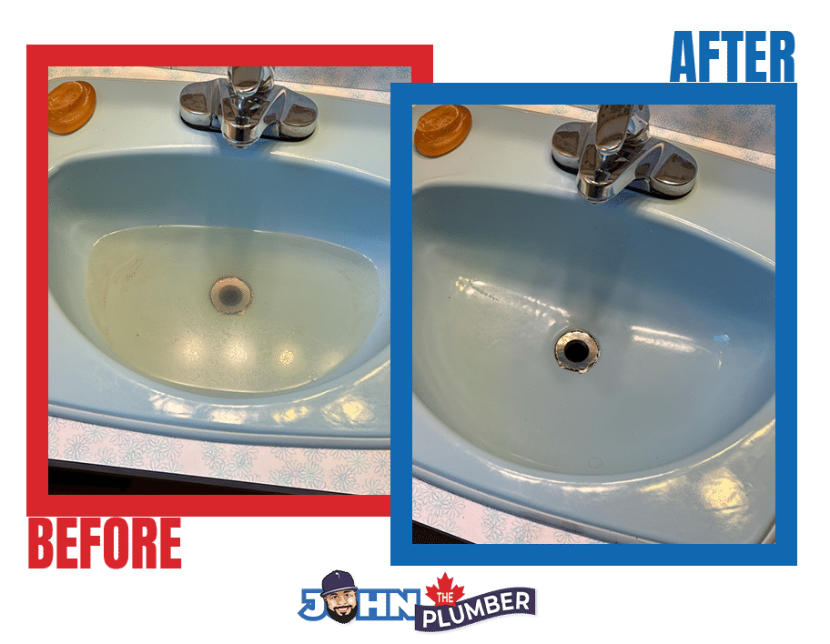 Clogged bathroom sink drain cleaning in Westdale Hamilton