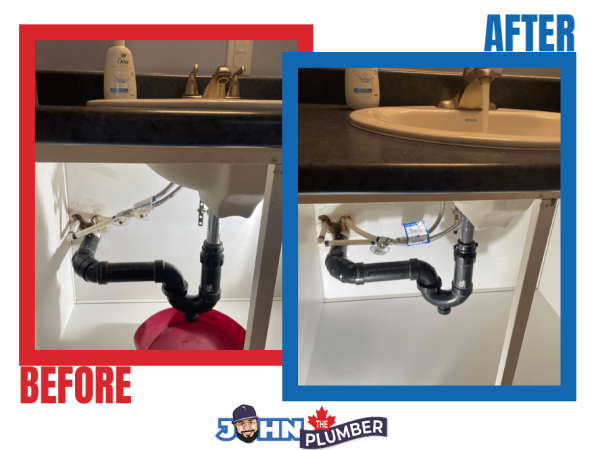 before and after pipe repair toronto