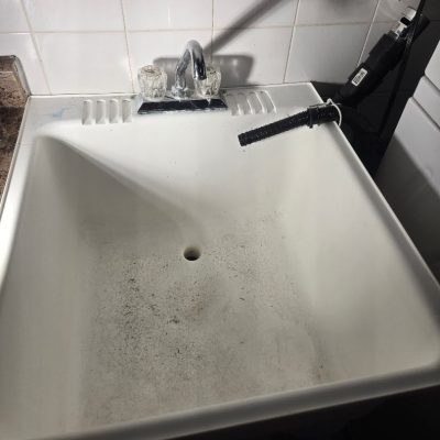 clogged laundry sink guelph 1