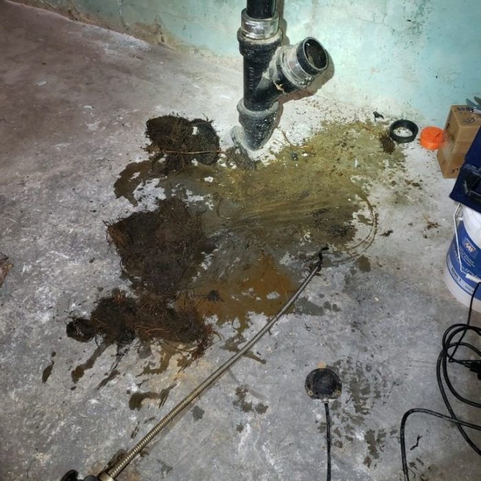 sewer cleaning process